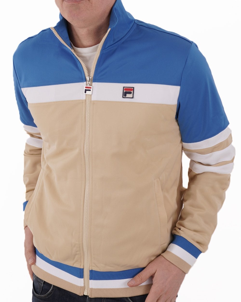 Fila Vintage Courto Mk2 Track Top Boulder/Blue