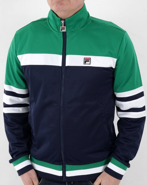 Fila Vintage Courto Track Top Navy/Green