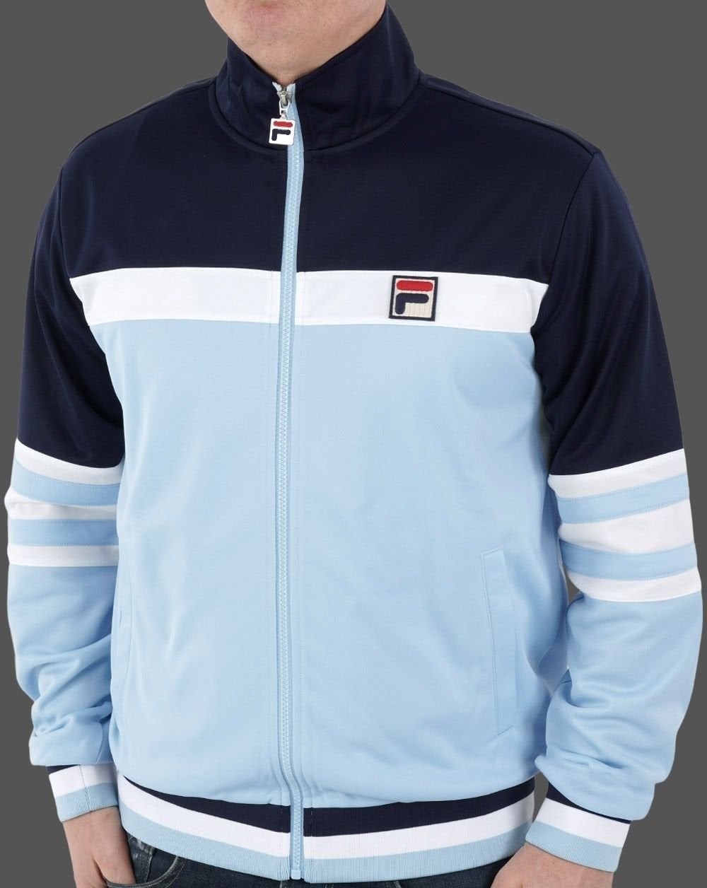 Fila Vintage Courto Track Top Sky/Navy