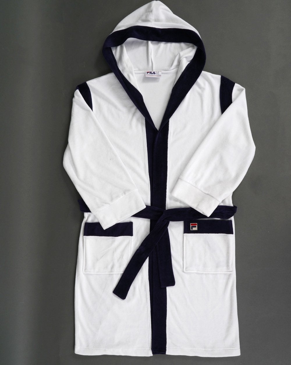 Fila Vintage Dressing Gown White/Navy