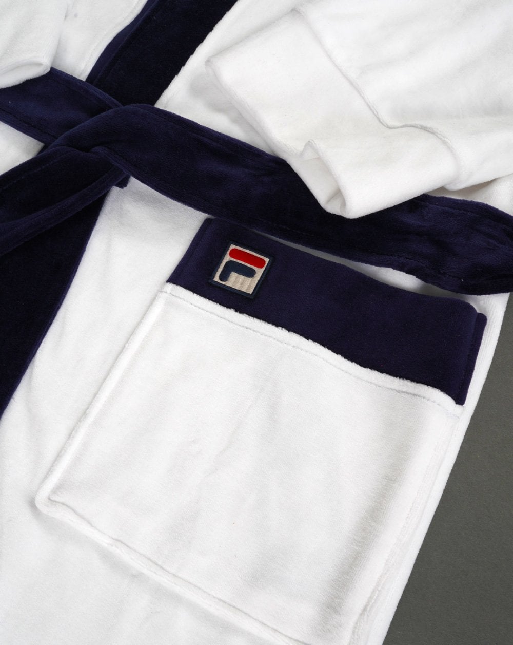 Fila Vintage Dressing Gown White/Navy