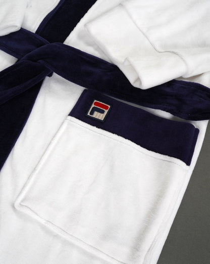 Fila Vintage Dressing Gown White/Navy