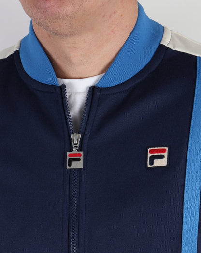 Fila Vintage Drift Track Top Navy/Ocean