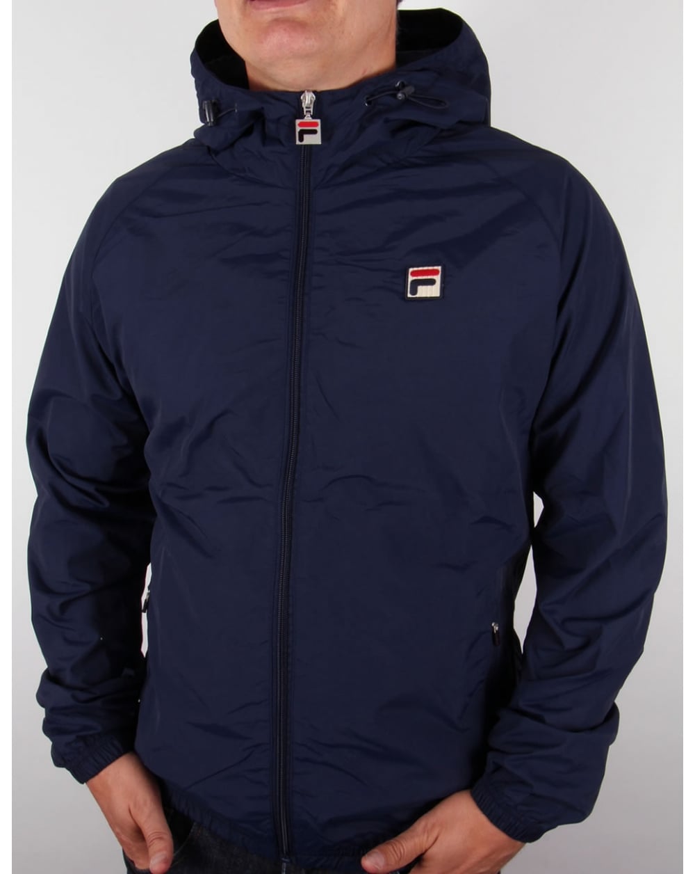 Fila Vintage Farro Hooded Jacket Navy