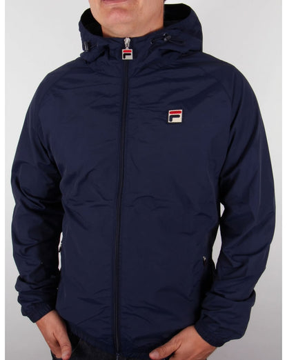 Fila Vintage Farro Hooded Jacket Navy
