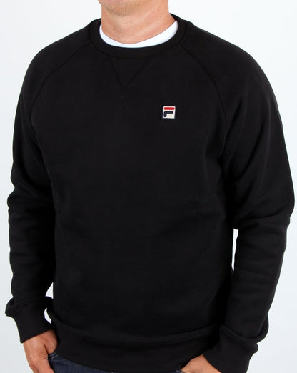 Fila Vintage Filippo Crew Sweat Black