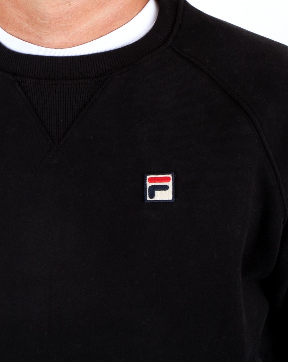 Fila Vintage Filippo Crew Sweat Black