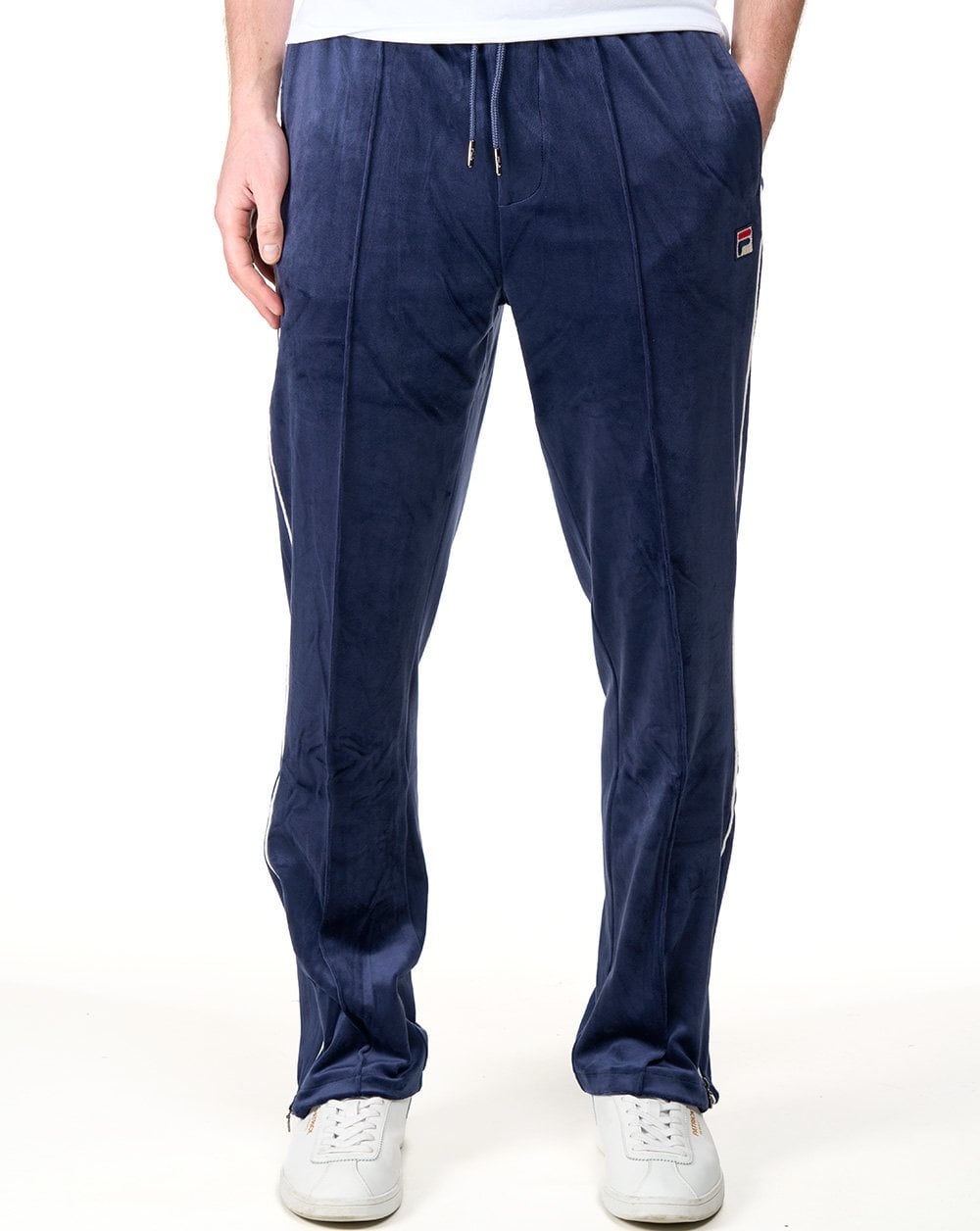 Fila Vintage Fio Velour Track Pant Navy