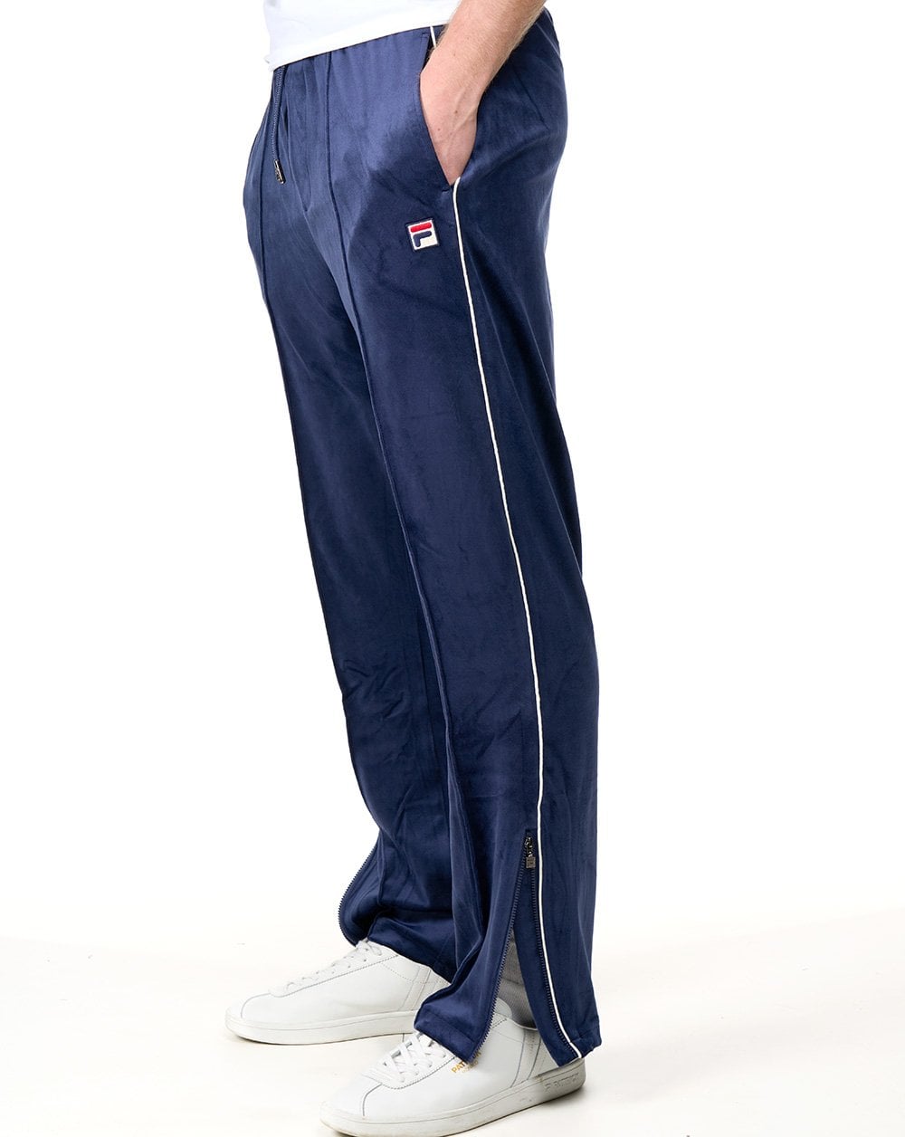 Fila Vintage Fio Velour Track Pant Navy