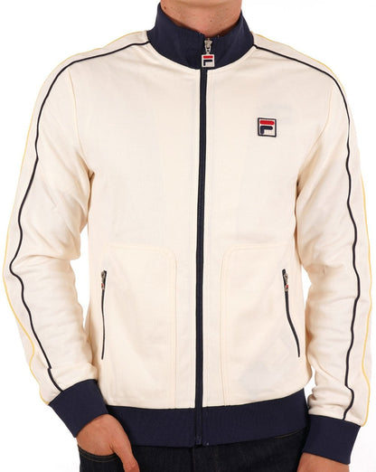 Fila Vintage Fitz Piped Track Top Gardenia