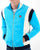 Fila Vintage Floyd Velour Track Top Aqua Blue/Off White/Navy