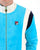 Fila Vintage Floyd Velour Track Top Aqua Blue/Off White/Navy