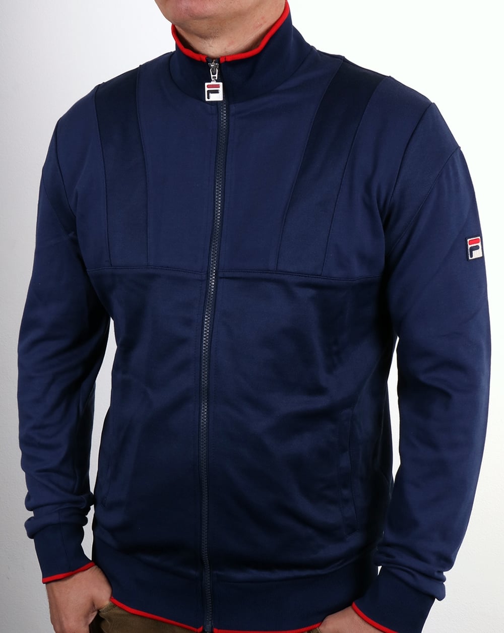 Fila Vintage Fontana Track Top Navy