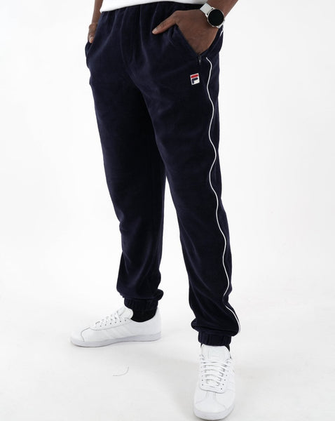 Fila Vintage Frankie Velour Track Pants Navy/White
