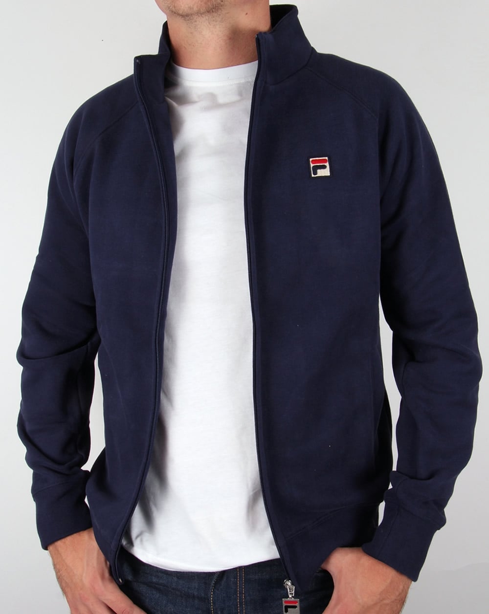 Fila Vintage Funnel Sweat Track top Navy
