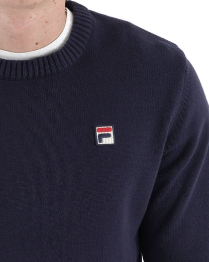 Fila Vintage Gavla Crew Knit Navy