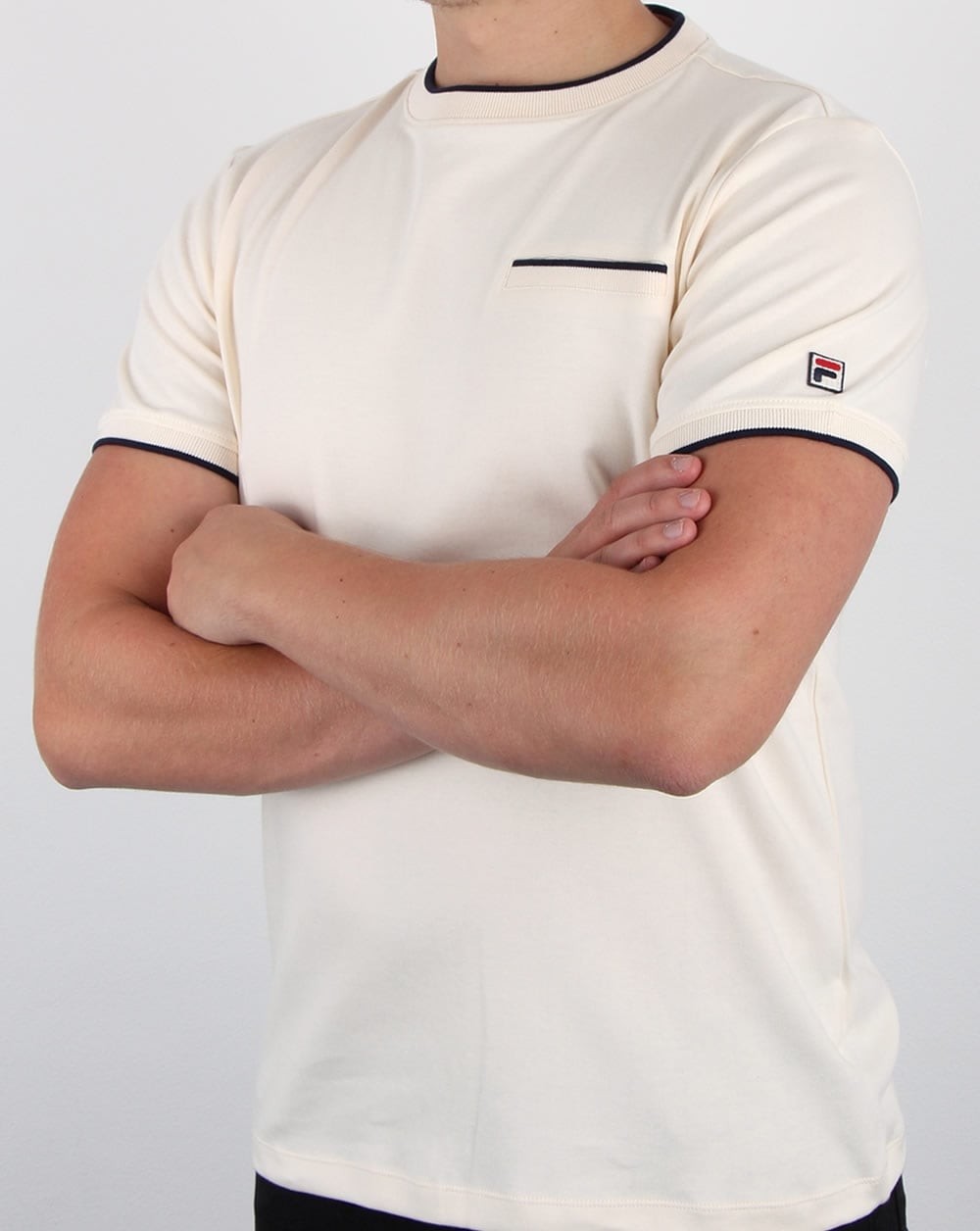 Fila Vintage Gianni T Shirt Gardenia