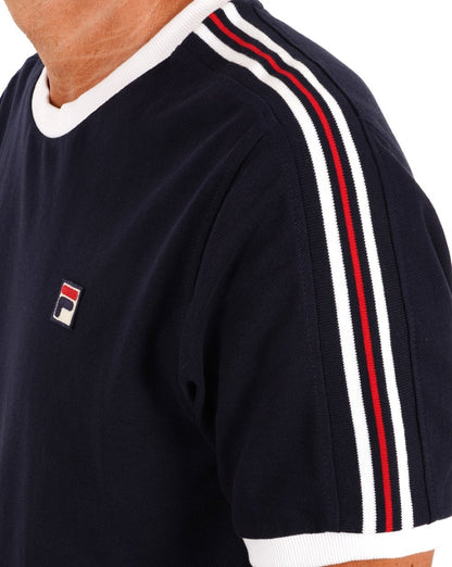 Fila Vintage Holden T Shirt Navy/White