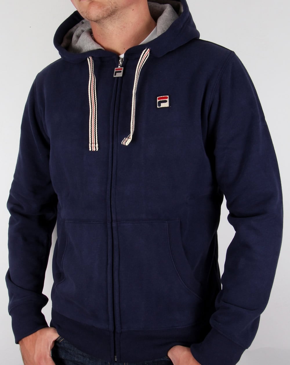 Fila Vintage Hoodie Navy