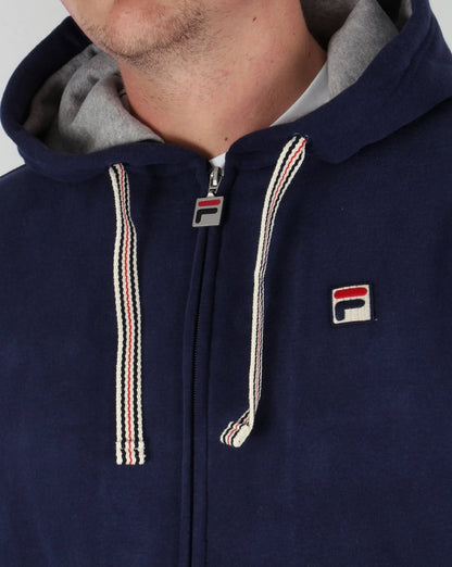 Fila Vintage Hoodie Navy