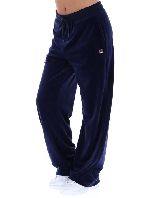 Fila Women Fila Vintage Isabella Velour Track Pants Navy