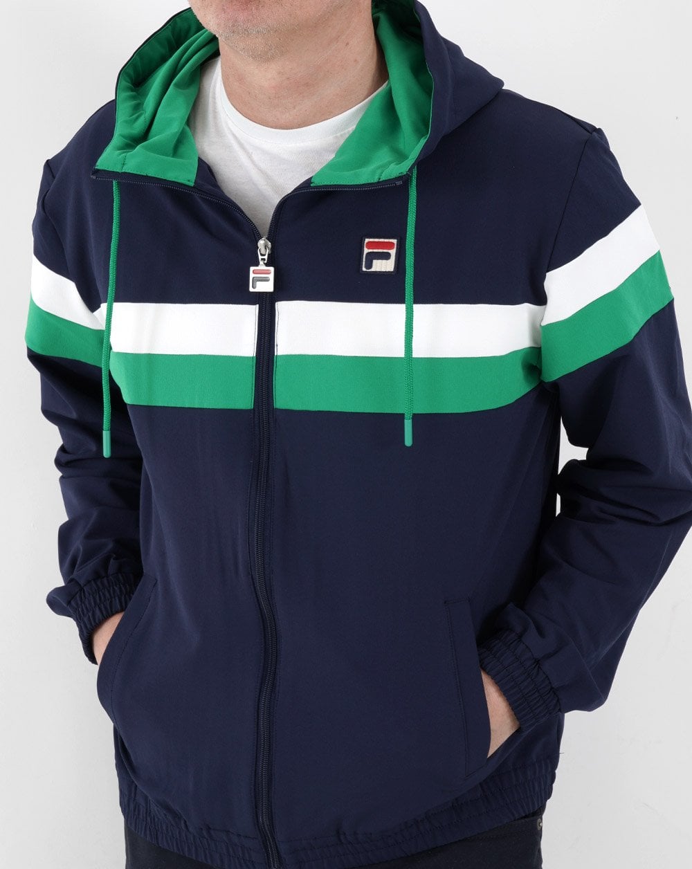 Fila Vintage Jacket Navy/Green/White