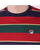 Fila Vintage Jaxon Stripe T Shirt Red/Navy/Green