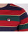 Fila Vintage Jaxon Stripe T Shirt Red/Navy/Green