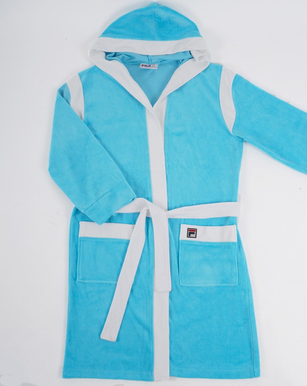 Fila Vintage Jude Dressing Gown Aqua Blue