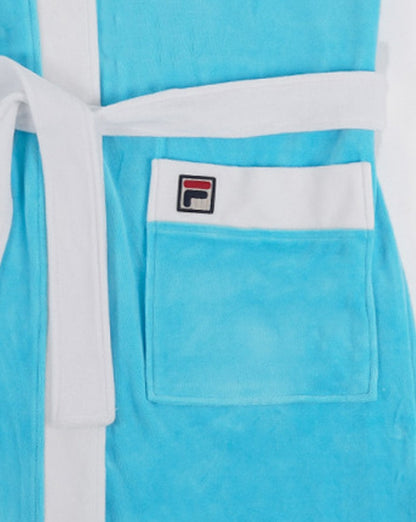 Fila Vintage Jude Dressing Gown Aqua Blue