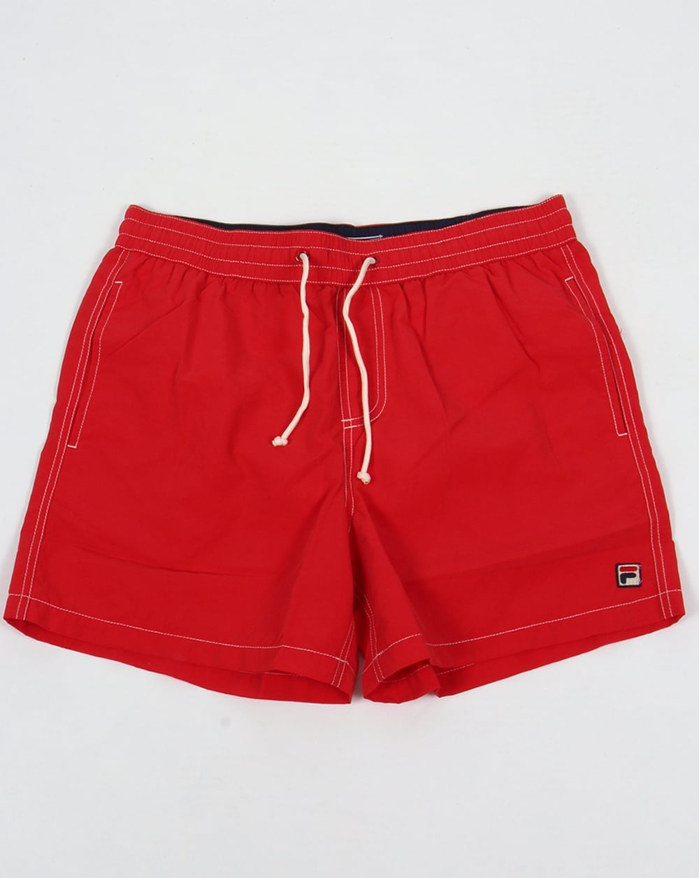 Fila Vintage Lanyard Swim Shorts Red