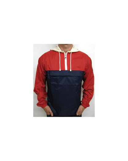 Fila Vintage Macker Cagoule Jacket Navy/Red