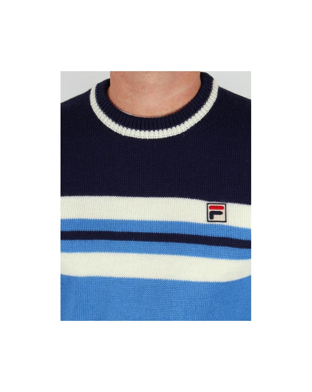 Fila Vintage Martelli Jumper Ocean Blue