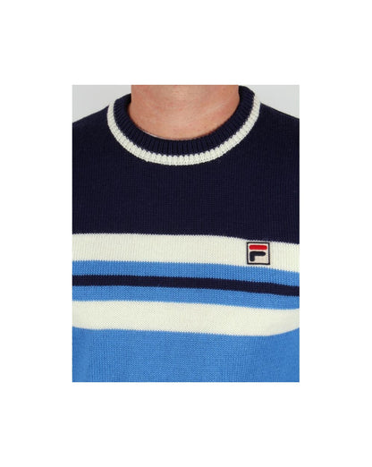 Fila Vintage Martelli Jumper Ocean Blue
