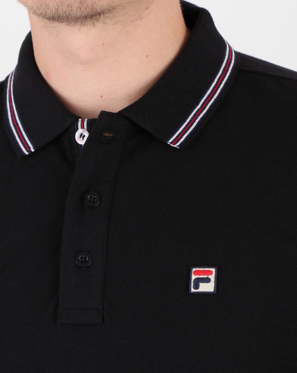 Fila Vintage Matcho 4 Polo Shirt Black