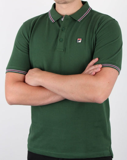 Fila Vintage Matcho 4 Polo Shirt Green