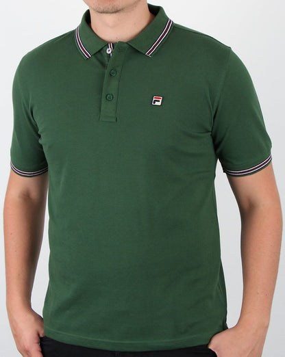 Fila Vintage Matcho 4 Polo Shirt Green