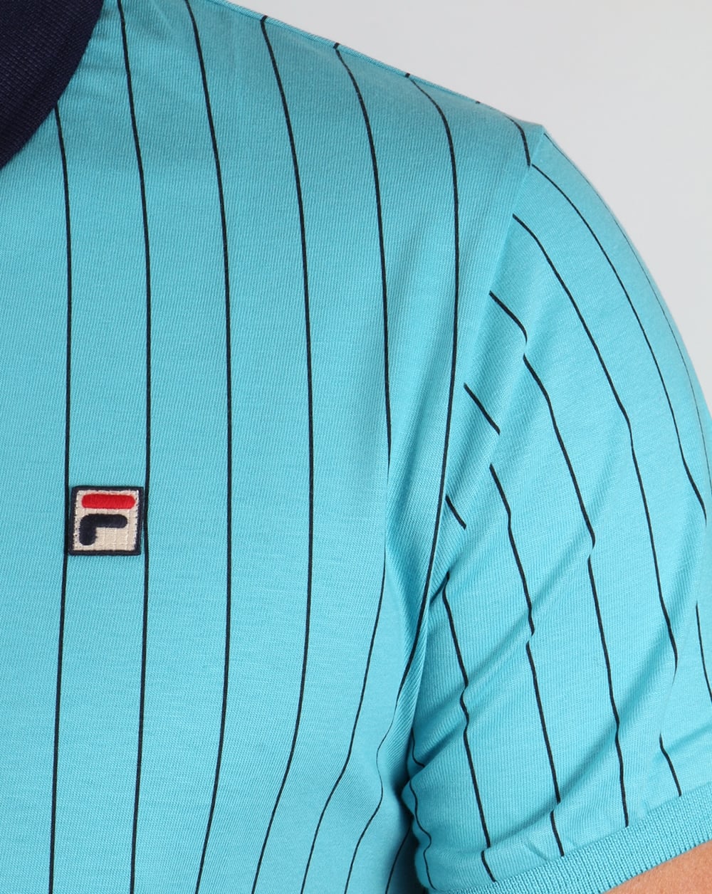 Fila Vintage Mk1 Settanta Polo Shirt Blue Azure