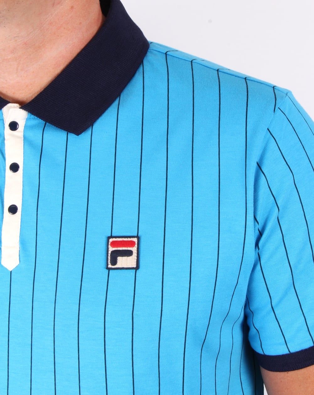 Fila Vintage Mk1 Settanta Polo Shirt Malibu Blue