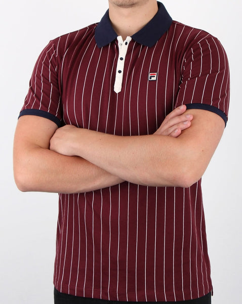Fila Vintage Mk1 Settanta Polo Shirt Rum Raisin
