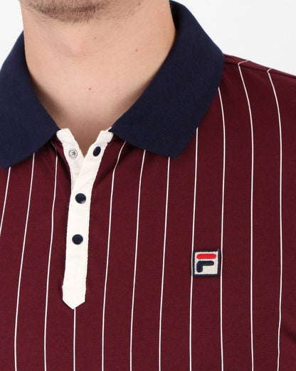 Fila Vintage Mk1 Settanta Polo Shirt Rum Raisin