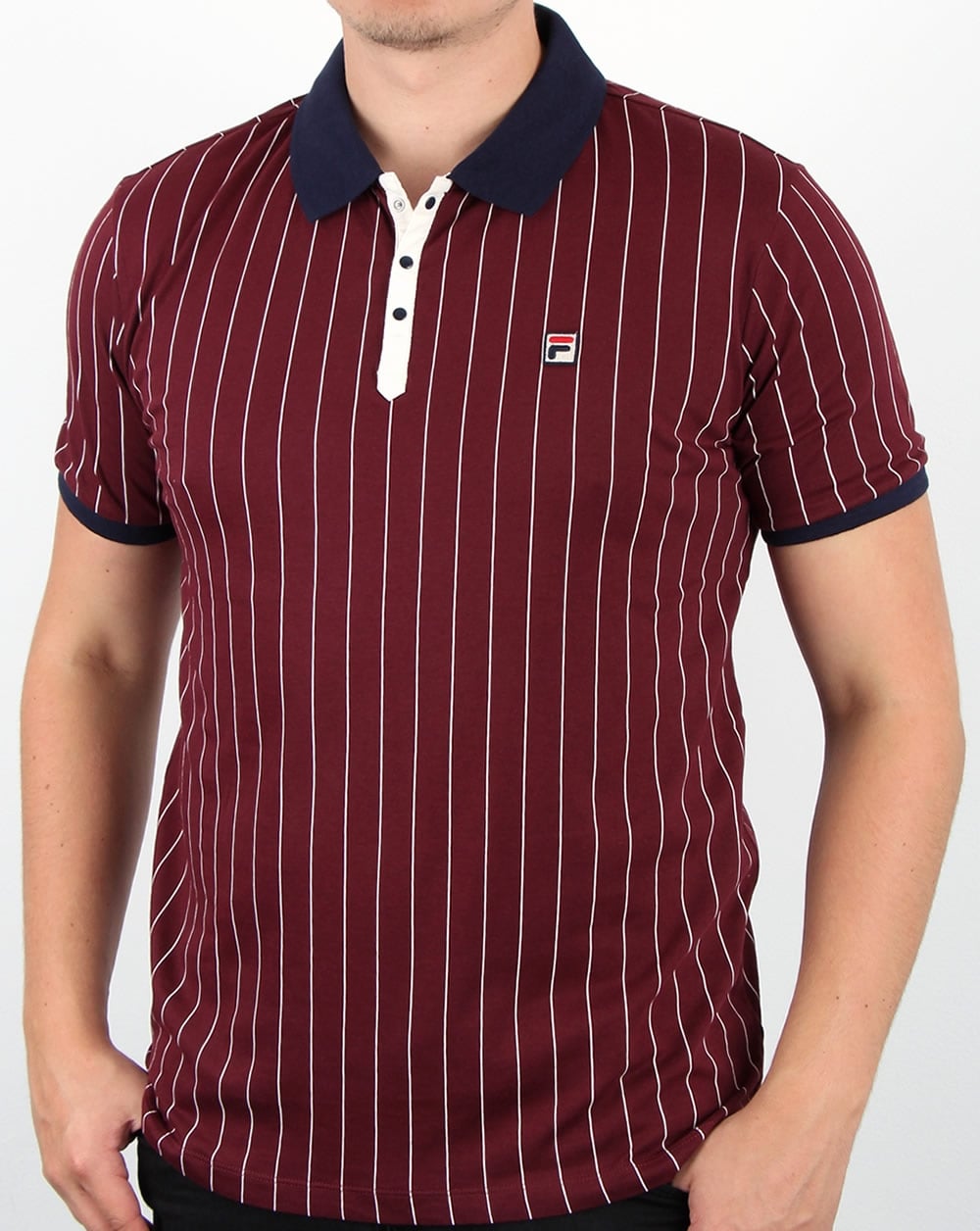 Fila Vintage Mk1 Settanta Polo Shirt Rum Raisin