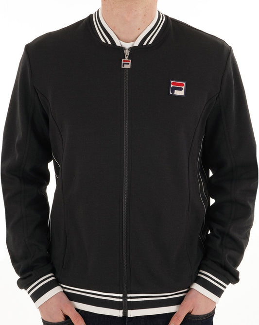 Fila Vintage Fila Vintage MK1 Settanta Track Top Black White