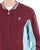 Fila Vintage Mk1 Settanta Track Top Dark Claret/Turq Sky
