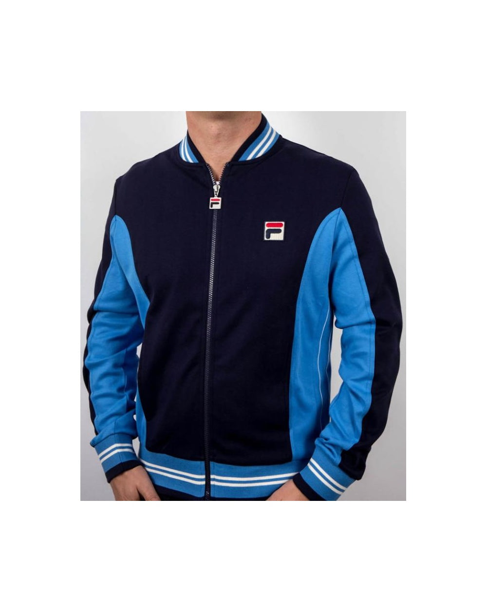 Fila Vintage Mk1 Settanta Track Top Navy/ocean Blue