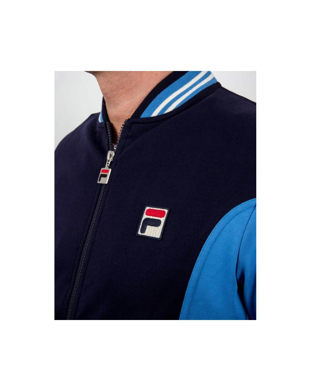 Fila Vintage Mk1 Settanta Track Top Navy/ocean Blue