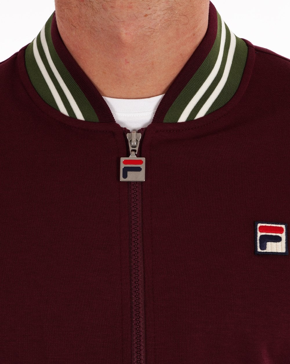 Fila Vintage Mk1 Settanta Track Top Wine Vintage Green