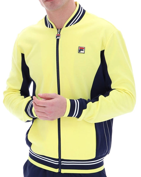 Fila Vintage Mk1 Settanta Track Top Yellow/Navy