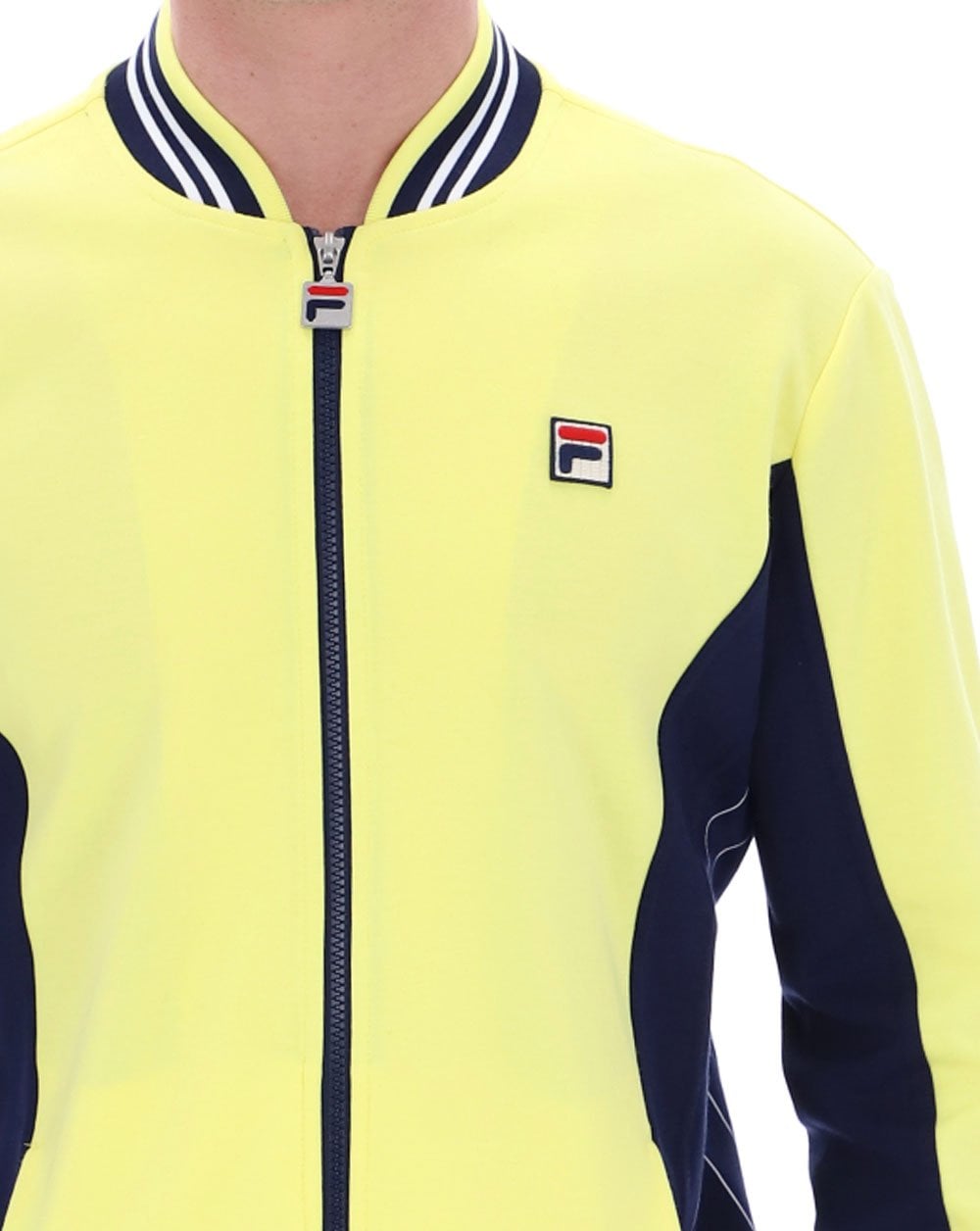 Fila Vintage Mk1 Settanta Track Top Yellow/Navy