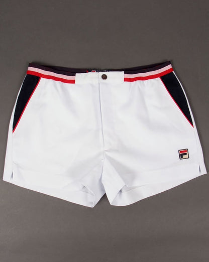 Fila Vintage Mk2 Settanta Shorts White/Navy/Red